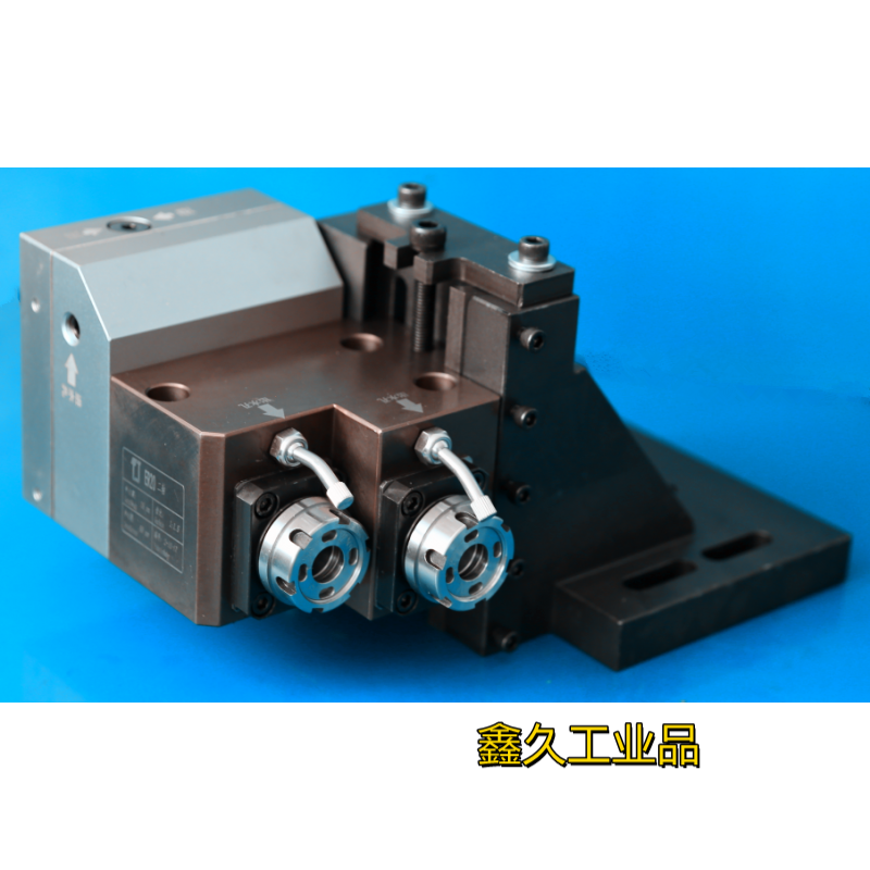 車銑復合數控車床動力頭長短頭er16 25兩軸電機伺服側銑動力頭 er16側